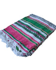 Mexican woven blanket - woven design
