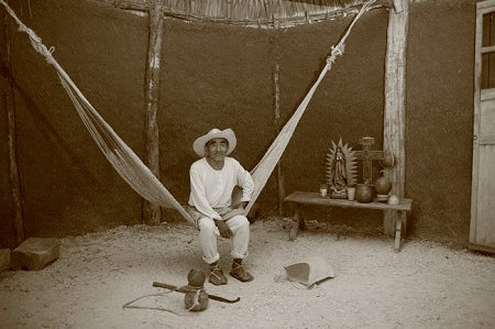 Mexican hammock in Mayan house