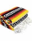 Extra thick and large Mexican falsa blanket