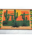 Coir fibre cactus doormat
