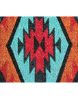 Diamond style coir fibre door mat