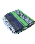 Falsa Mexican Rug - Blue and Green