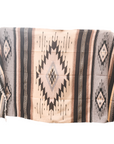 Brown woolen Mexican blanket