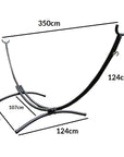 Metal arc hammock stand dimensions