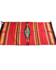 Red floor rug - Mexican style