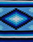 Diamond Blue Mexican blanket