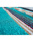 Woven blanket, colourful