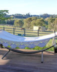 Arc Shaped Hammock Stand and King Size Hammock Bed