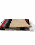 Woven Beige Yoga Blanket