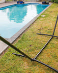 Free standing portal metal hammock stand