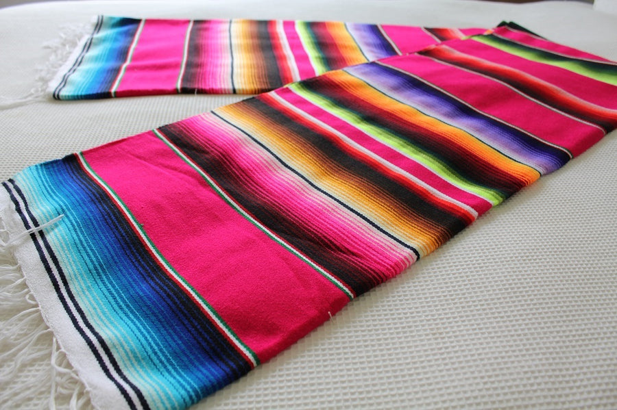 Mexican Hotrod Striped Blanket