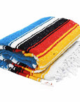 Colour Mexican striped saltillo blanket