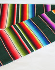 Dark Green Mexican Blanket