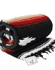 Mexican Diamond blanket - rolled up