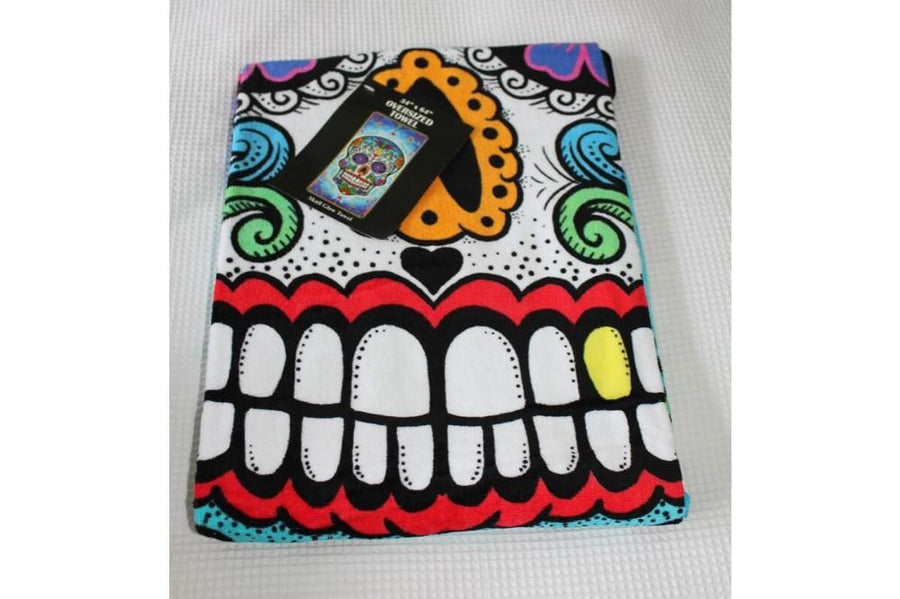 Day of the dead towel