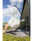 Polyester White Hammock Chair