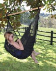 Mexican Chair Hammock - Polyester - Black