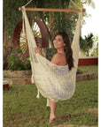 Mexican Swing Chair Hammock - White