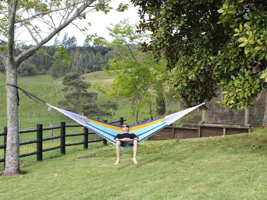 Hanging Hammock with Tree Straps
