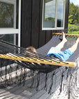 Black Polyester Mexican Hammock