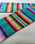 Teal Green Mexican Blanket