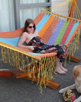 Brightly Coloured Mexican Hammock