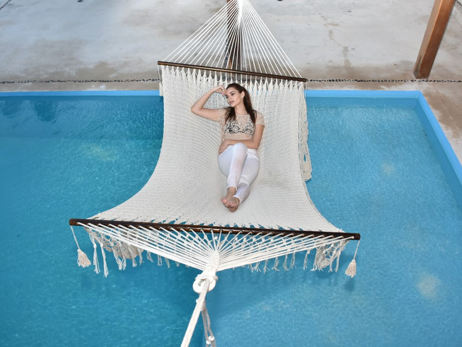 King Size Resort Hammock Over Swimming Pool