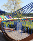 Mexican Spreader Bar Hammock - Cotton - Brightly Coloured