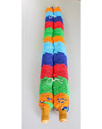 Mexican Spreader Bar Hammock - Rainbow Coloured