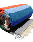 Rolled Mexican Blanket