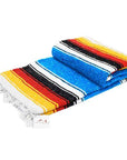Saltillo - Sky Blue - Mexican Handwoven Blanket