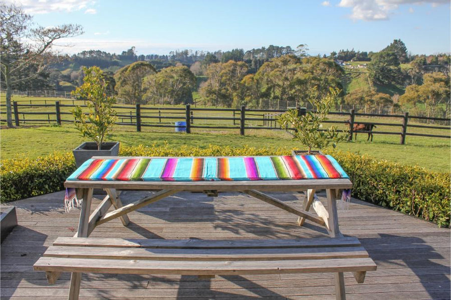 Mexican Striped Picnic Blanket