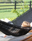 Thick Cord Black Polyester Hammock