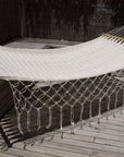 Decorative Mexican woven spreader bar hammock