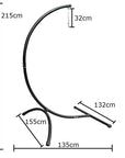 Curved Chair Hammock Stand Dimensions