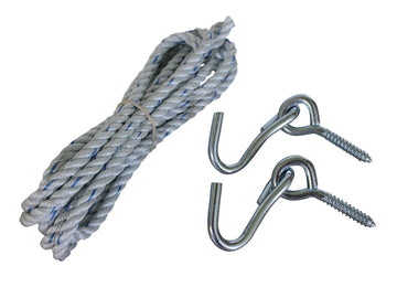 Hammock hook and rope hanging set