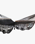 King Resort Black Polyester Hammock