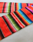 Orange Mexican Sarape Blanket