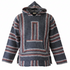 Traditional Baja hoodie in blue and tan colour