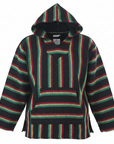 Mexican Baja Hoodie - Rasta