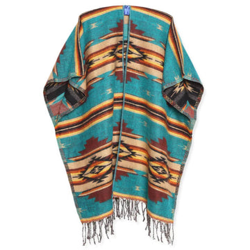 Shawl Ruana - Poncho Style Southwestern Warmer