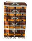 Woven woollen Mexican blanket