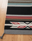 Close-up of central medallion and weave texture