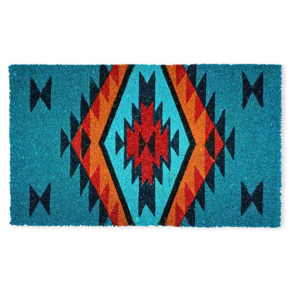Coir Fibre Door Mat - Diamond Pattern