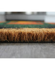 Coir, coconut fibre, rubber back mat