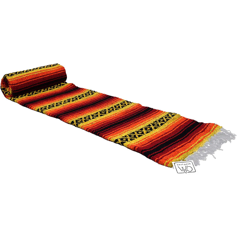 XL and thick falsa Mexican yoga rug