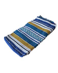Mexican falsa blanket - colourful striped style