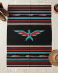 Overhead flat lay with western props