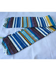 Striped Mexican Falsa Blanket