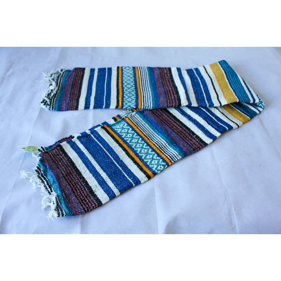 Striped Mexican Falsa Blanket